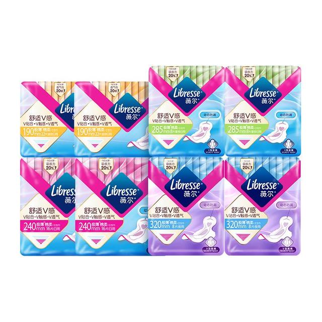 淘金币可用、88VIP：薇尔 日夜卫生巾组合 108片