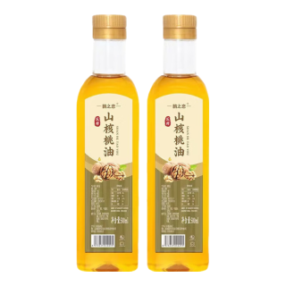 鹊之恋纯核桃油 100%山桃核油一级压榨婴幼儿宝宝辅食 100%山核桃油250ml*1瓶