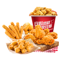 Fovo Foods 凤祥食品 炸鸡家庭痛 1.9kg（鸡米花+乐享鸡块+香辣鸡翅+黄金鸡棒）