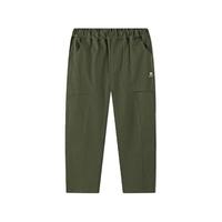 马骑顿（MQD）MQD男大童秋季新经典百搭宽松直筒休闲裤 军绿 130