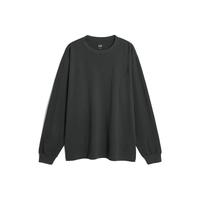 Gap 盖璞 男女装秋季2023LOGO纯棉廓形长袖T恤773183运动休闲上衣