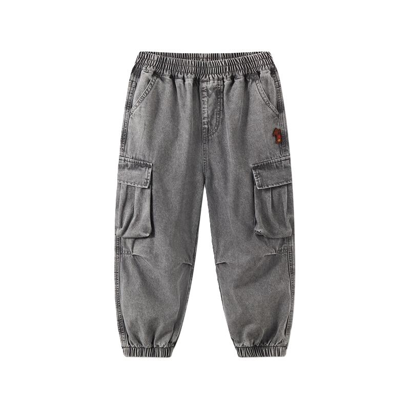  MQD/马骑顿 户外露营登山工装风 男童休闲裤