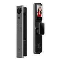 Lockin 鹿客 3D人脸识别猫眼智能锁指纹锁密码锁视频锁可视对讲P7 Max黑 P7 Max-H人脸版
