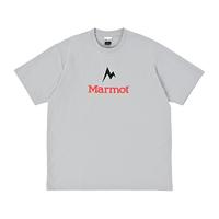MARMOT 土拨鼠Marmot For Life男款吸湿速干防晒UPF50抗菌短袖T恤 灰色