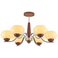 雷士 NVC Lighting法式奶油风木棉客厅吊灯百搭餐厅吊灯中古风卧室灯具灯饰全屋套餐 木棉 6头吊灯【赠全光谱光源】