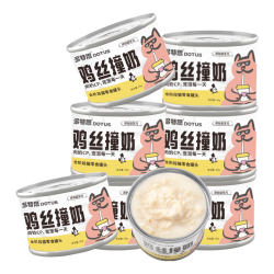 多特思 羊奶鸡肉猫零食罐头6罐成猫幼猫通用肠胃友好猫湿粮鸡丝撞奶