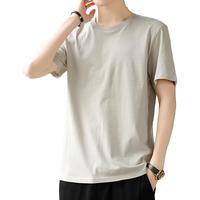 JEANSWEST/真维斯 100%纯棉 男士短袖T恤 卡其 M