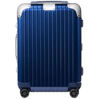 RIMOWA HYBRID系列聚碳酸酯镁铝合金万向轮TSA海关锁拉杆箱88352604 亮蓝20英寸