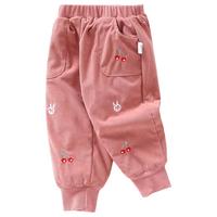 Hamqi 哈咪奇 3214040 女童灯芯绒休闲裤