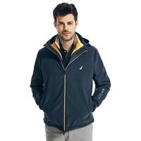 NAUTICA 诺帝卡 男士三合一冲锋衣休闲连帽拉链厚外套