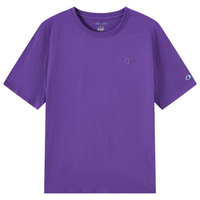 Champion2023春夏新款刺绣同色小c logo圆领T恤短袖男女情侣款 紫色 M