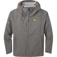 OUTDOOR RESEARCH 男士户外冲锋衣 防风雨保暖轻便连帽夹克外套Motive AscentShell Pewter S
