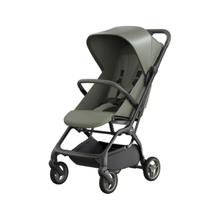 虎贝尔 婴儿车可坐可躺遛娃宝宝推车轻便可折叠高景观婴儿推车 Mpro自动收车-墨绿