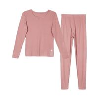 queen’d 淳度 37度恒温保暖内衣女大码秋衣秋裤套装男士线衣线裤冬抓绒加厚