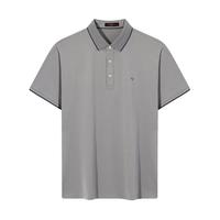 【不变形领】短袖polo衫男2024夏季休闲弹力透气翻领T恤