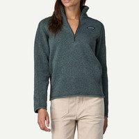 Patagonia巴塔哥尼亚 Better Sweater 混色半拉链立领长袖毛衣 女款
