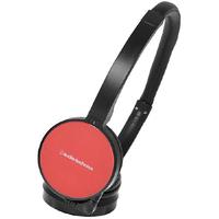 audio-technica 铁三角 WM55 耳罩式头戴式动圈有线耳机 红色 3.5mm