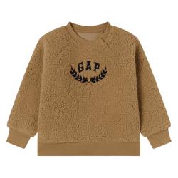 Gap 男女童秋冬洋气仿羊羔绒加厚运动卫衣646064