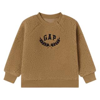 Gap 男女童秋冬洋气仿羊羔绒加厚运动卫衣646064