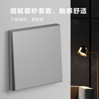 罗格朗开关插座面板斜五孔画采陶瓷白一开五孔USB家用工程86型暗装电脑  10A两孔+16A三孔