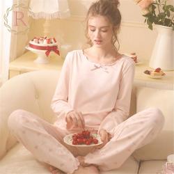 Rose Tree 可爱睡衣套装女士春秋季棉质长袖公主圆领家居服