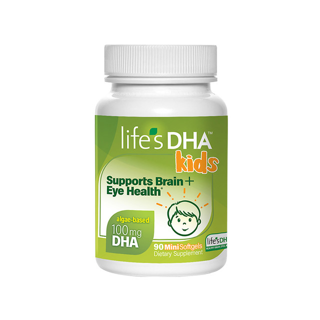 life's DHA 帝斯曼 进口宝宝DHA藻油胶囊婴幼儿童90粒/瓶