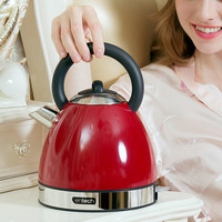 一特 EnTech 复古烧水壶家用电热水壶加厚304不锈钢 轻奢电茶壶泡茶