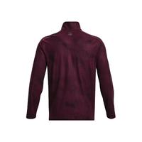 安德玛 UNDERARMOUR)秋冬Meridian男子1/4拉链印花训练运动长袖T恤1380984 栗色600 S