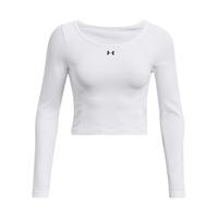 安德玛UNDERARMOUR）秋冬Seamless女子训练运动长袖T恤1379150 白色100 L