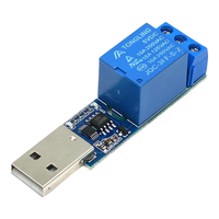 丢石头 USB继电器USB串口控制 5V继电器开关带过流保护光耦保护 1/2/4/8路继电器 UART协议 串口继电器