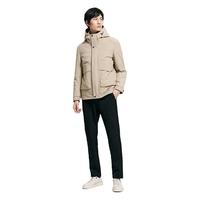 MindBridge 男装羽绒服2022短款鸭绒连帽冬季保暖厚外套