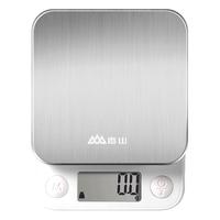 SENSSUN 香山 厨房秤 家用电子秤烘焙克秤0.1g高精度厨房食物称 不锈钢秤面