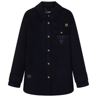 Teenie Weenie 女式大衣小熊女装冬装简约休闲款澳洲绵羊毛双面毛呢大衣外套