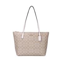 COACH蔻驰奥莱款city老花寇驰托特5696新款购物袋大号正品女包