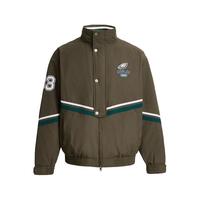 SEASON HIGHNFL联名2025年冬季男装棉服宽松立领长袖百搭上衣S25409004 E06深橄榄绿色 M