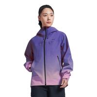 安德玛【谢霆锋同款】户外逐光冲锋衣男女同款3L防水防风外套夹克男 玫瑰粉-女款 M