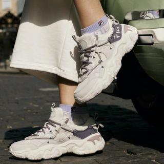 FILA 斐乐 女鞋运动休闲鞋女士舒适耐磨轻便百搭复古老爹鞋