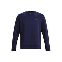 安德玛（UNDERARMOUR）UA秋冬Unstoppable男子圆领训练运动卫衣1381688 深蓝色410 S