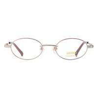 精工(SEIKO)眼镜框全框女士椭圆形钛合金眼镜架H03085 02  万新防蓝光1.67 02银色