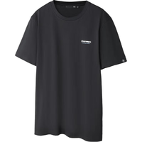 HLA 海澜之家 男士撞色印花圆领T恤 HNTBW2W187A 黑色 XL