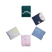 迪卡侬儿童装连帽衫运动保暖男童女童秋冬季连帽卫衣加绒上衣KIDC 墨青色 135cm