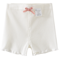 童泰夏季儿童衣服1-4岁婴儿女宝宝高弹短裤打底裤 白色 80 cm 80cm