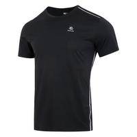 凯乐石(KAILAS)凯乐石速干T恤男款春夏户外休闲运动服透气吸汗快干弹力短袖 521-黑色(比环保灰偏大一码) M