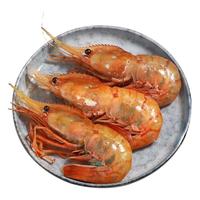 京战俄罗斯牡丹虾新鲜鲜活速冻牡丹虾刺身甜虾富山斑点虾海虾新鲜冷冻 500g(净重)  5.5-8.5cm 白牡丹12-17只/盒