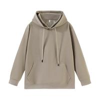 凡客诚品(VANCL)连帽卫衣男秋季休闲运动长袖上衣外套 浅卡其 XL