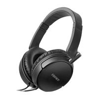 EDIFIER 漫步者 H841P 耳罩式头戴式耳机 黑色 3.5mm