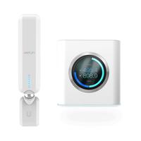 Ubiquiti 优倍快 AmpliFi 双频1750M 千兆Mesh家用无线路由器+1个扩展器 单个装 白色