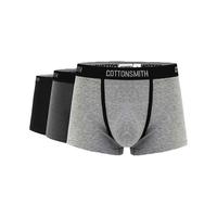 cotton REPUBLIC 棉花共和国 COTTONSMITH 微型窗干爽科技 男士内裤 3条装