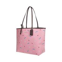 COACH 蔻驰 迪士尼暗黑童话系列 女士双面单肩托特包 F72827 SVOU3 粉色 大号