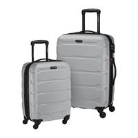 Samsonite 新秀丽 Omni PC Hardside可扩展TSA锁万向轮行李箱 2件套 银色(20英寸+24英寸)